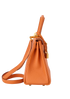 Kelly 25 in Retourne Togo Orange, side view